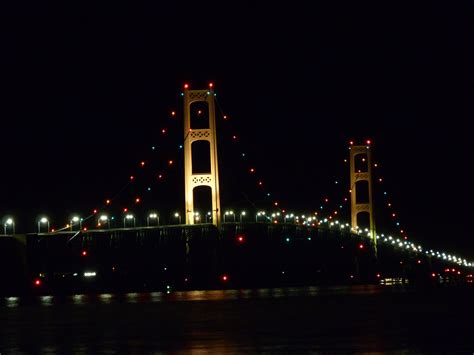 Mackinac Bridge Night Elevation by historicbridges on DeviantArt