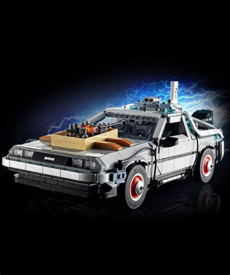 Lego Back to the Future Marty McFly Doc Minifigure DeLorean Car ...