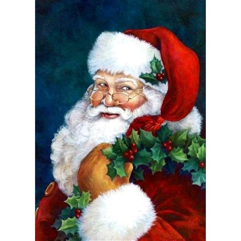 Santa Claus - Full Round Diamond Painting 30x40cm