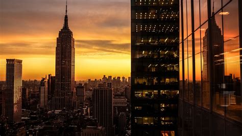 2560x1440 Resolution skyscrapers, building, sunset 1440P Resolution Wallpaper - Wallpapers Den