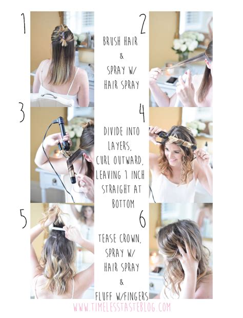 Loose Waves Hair Tutorial - Timeless Taste | Loose waves hair tutorial, Wave curls short hair ...