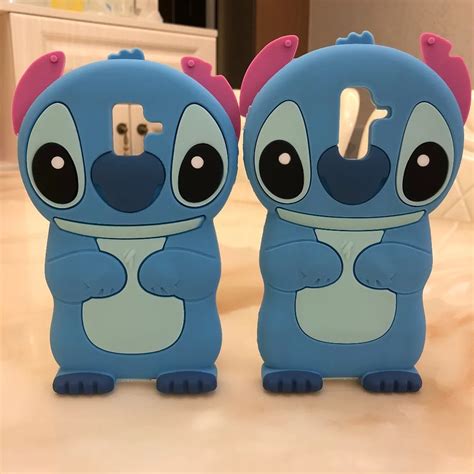 Phone Case For Samsung Galaxy A6 2018 Cases Cute 3D Cartoon Stitch Soft ...