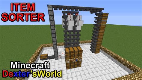 Hopper Item Sorter / Auto Sorting Storage Minecraft Project