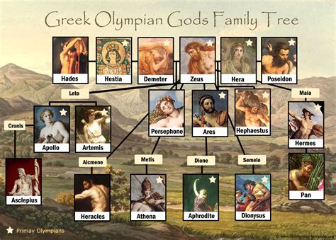 Family Tree Of Athena | Family Tree