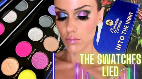 GLAMINATRIX COSMETICS Into the Night Palette 🚦2 looks 🚦 Swatches 🚦Watch ...