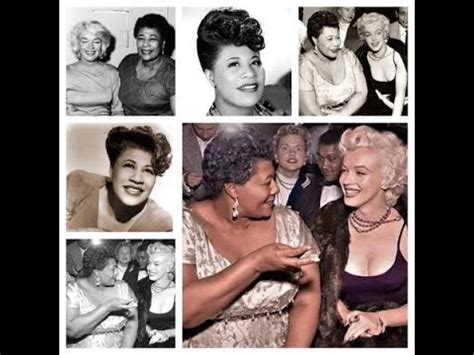 Marilyn Monroe & Ella Fitzgerald - Their Friendship, How Marilyn ...