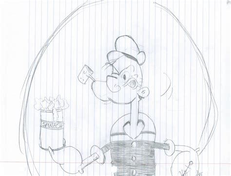 Popeye Sketch by waltsnider on DeviantArt