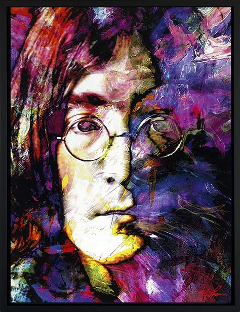 John Lennon canvas art print contemporary framed decor | Mark Lewis Art