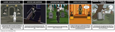 The Graveyard Book Gothic Elements Storyboard por bridget-baudinet