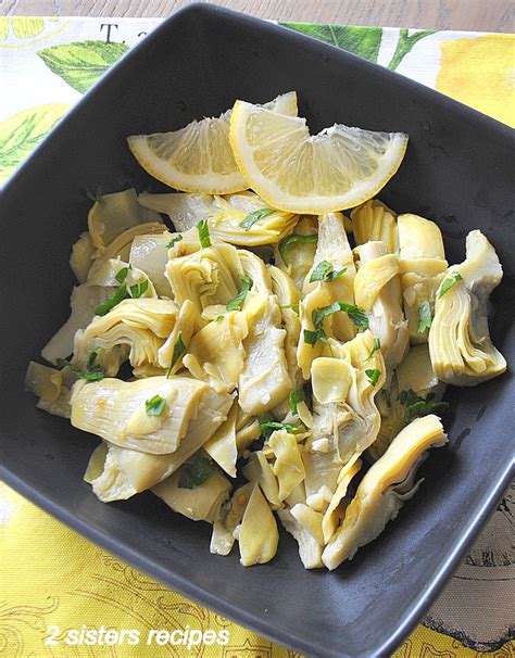 Delicious Artichoke Hearts Salad - 2 Sisters Recipes by Anna and Liz