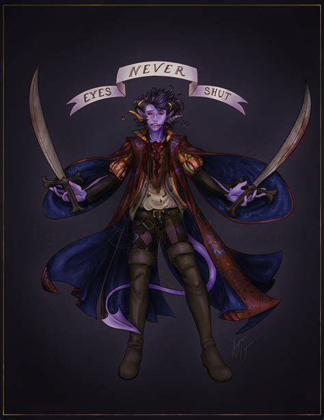 Eyes Never Shut // Mollymauk Tealeaf // Critical Role Fanart - Etsy UK