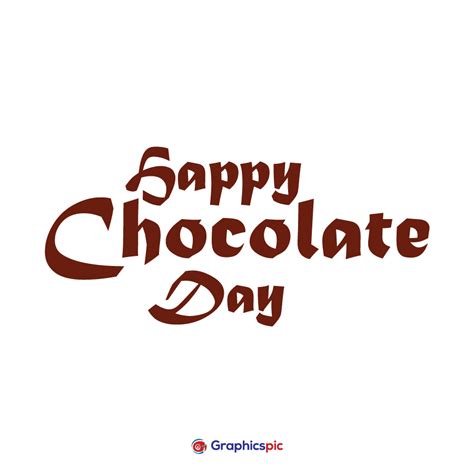 Vector illustration happy chocolate day February 9 poster design – free vector - Graphics Pic