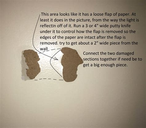 walls - What might be a good way to fix this damaged drywall(?)? - Home ...