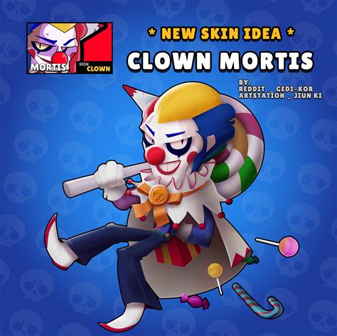 [SKIN IDEA] Clown Mortis : r/Brawlstars