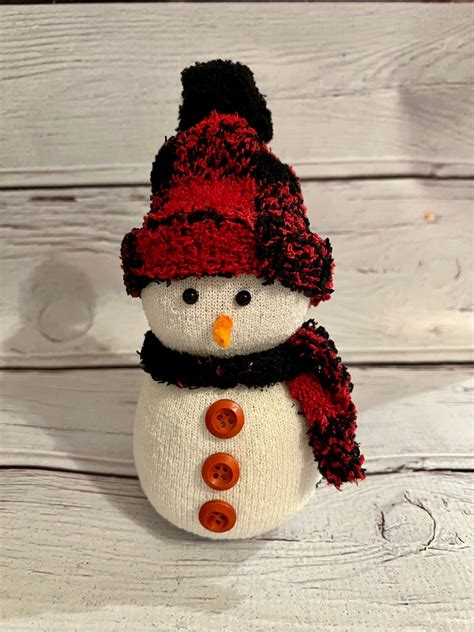 Sock Snowman - Etsy