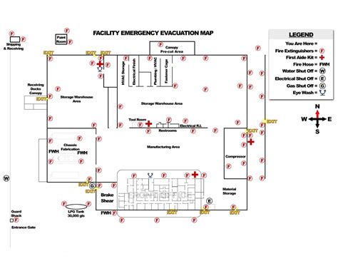 Emergency Preparedness Evacuation Maps