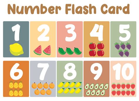 6 Best Images of Number Flashcards 1 30 Printable - Printable Number Flash Card 1, Free ...