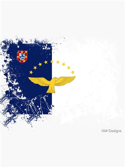 "Azores Flag" Sticker for Sale by NM-Designs | Redbubble