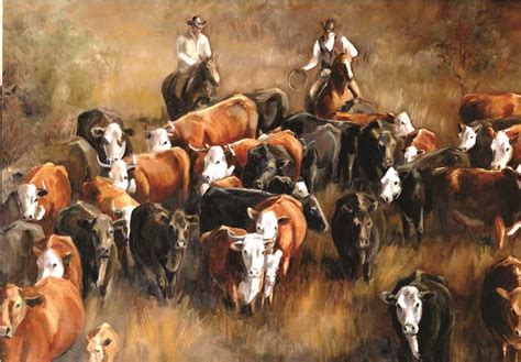 Cattle Drive - $875.00 : Good Art Company, Online Art Gallery | Cool art, Art gallery, Online ...