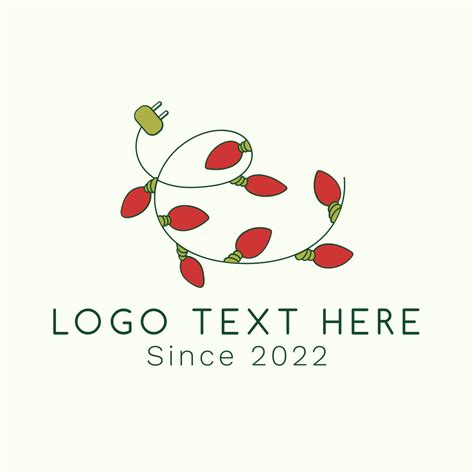 Christmas Lights Decorator Logo | BrandCrowd Logo Maker