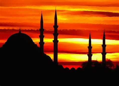 Mosque At Sunset Photograph by Diane Geddes