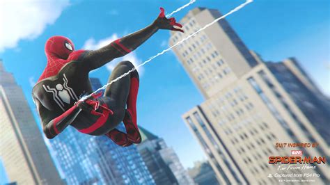 Spider-Man: Far From Home suits swing into Spider-Man PS4