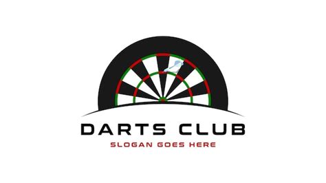 Premium Vector | Darts Club Logo Template