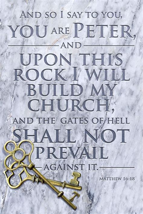 ...Upon this ROCK I will build my CHURCH... Matthew 16:18 | JESUS' Spreading Word | Pinterest ...