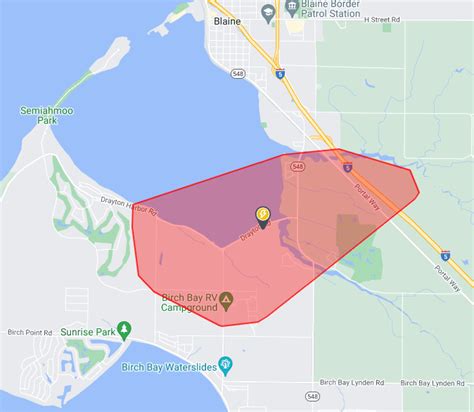 Power outage leaves hundreds between Birch Bay and Blaine in the dark | Whatcom News