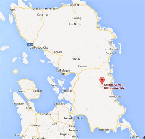 Location of Eastern Samar State University. | Download Scientific Diagram