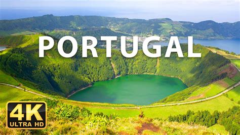 FLYING OVER PORTUGAL (4K UHD) - Relaxing Music Along With Beautiful ...