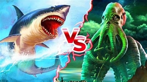 Megalodonte VS Kraken Quem ganharia? - YouTube