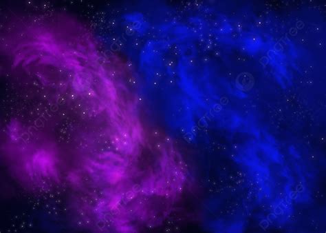 Blue Purple Cloud Starry Sky Background, Starry Sky, Clouds, Space ...