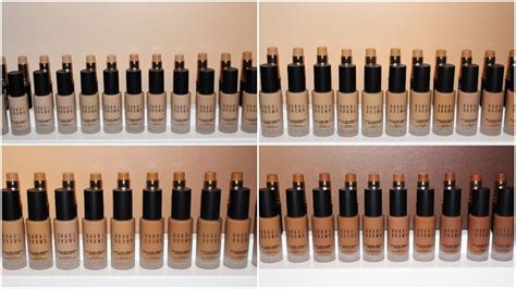 Bobbi Brown Foundation New Shades 2019 (43 swatches)