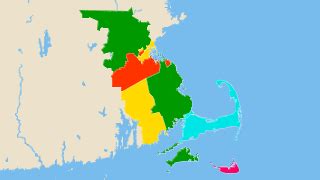 Counties in Massachusetts - AtlasBig.com