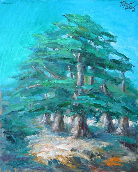 Lebanon art print, Liban art reproductions, Cèdre - Cedar of Lebanon