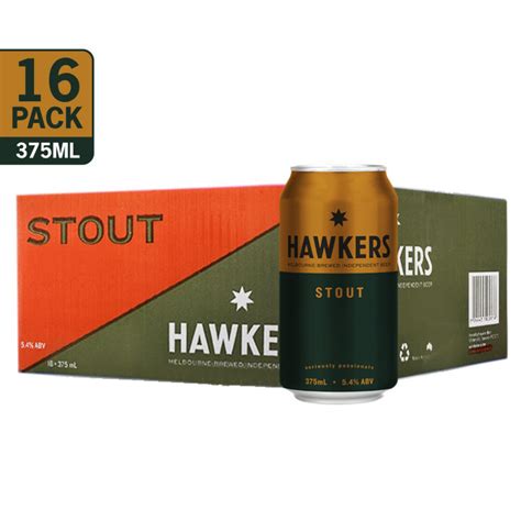 Hawkers Australian Stout [16 Cans x 375ml] [Craft Beer] | Lazada Singapore