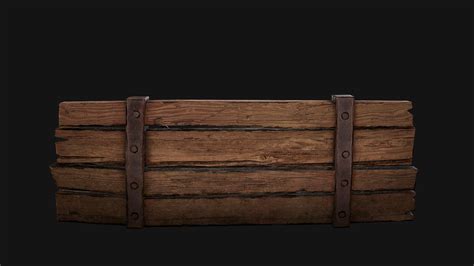 Medieval Prison Bed - 3D Model by Dereza