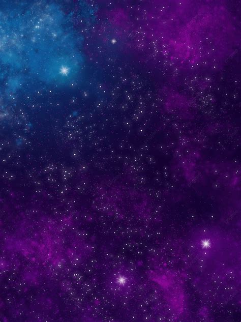 Blue Purple Beautiful Starry Universe Galaxy Background Galaxy Background, Star Background ...