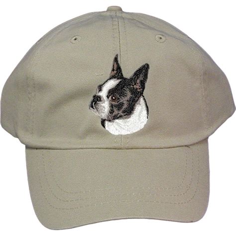 Boston Terrier Embroidered Baseball Caps | AKC Shop