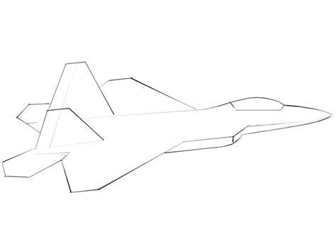 How to Draw a Jet - Easy Drawing Art