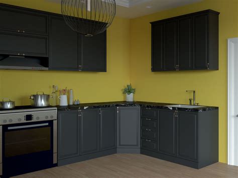 8 Cabinet Color Ideas For Kitchen with Yellow Walls - roomdsign.com