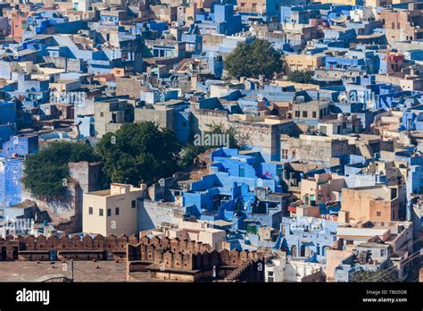 Blue City in India Stock Photo - Alamy