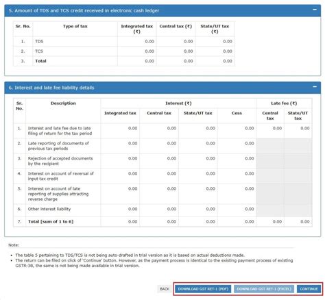 NEW GST RETURN FORM GST RET-1 - Filing Of GSTR-1 Return