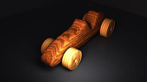 Wooden Toy Car 3D Model $5 - .unknown .fbx .ma .obj - Free3D