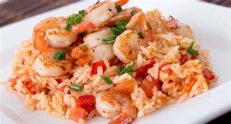 Arroz con camarones - Plato Fuerte - Recetas Colombianas