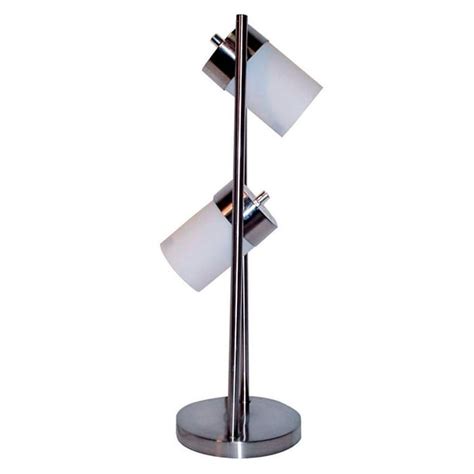 25" Tall Metal Table Lamp with 2 Adjustable Lights - Walmart.com - Walmart.com