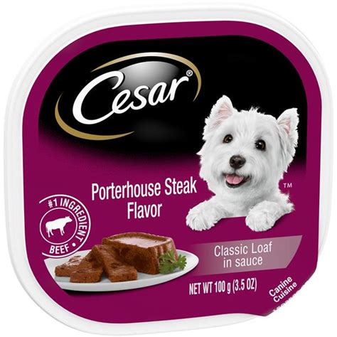 Cesar Canine Cuisine Porterhouse Steak Flavor in Meaty Juices | Hy-Vee ...