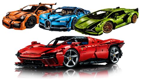 All LEGO Technic Supercars scale 1:8 2016 - 2022 Compilation/Collection ...