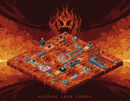 Lethal Lava Land @ PixelJoint.com